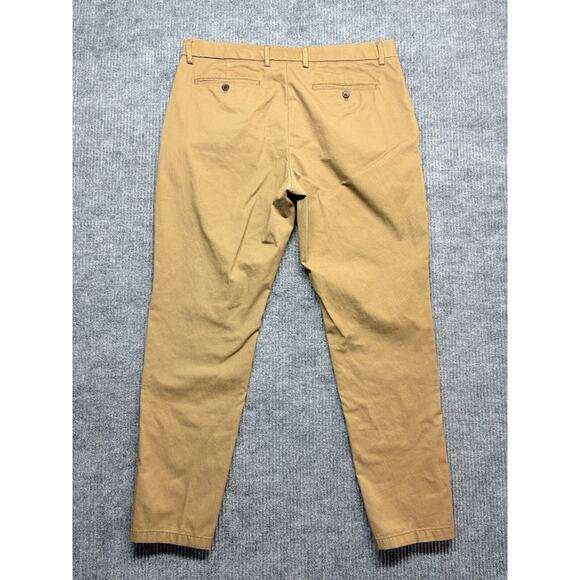 Old Navy Khaki Pants Men's 36x32 Beige Athletic Taper Flex Doe A Deer Preppy - Picture 11 of 14